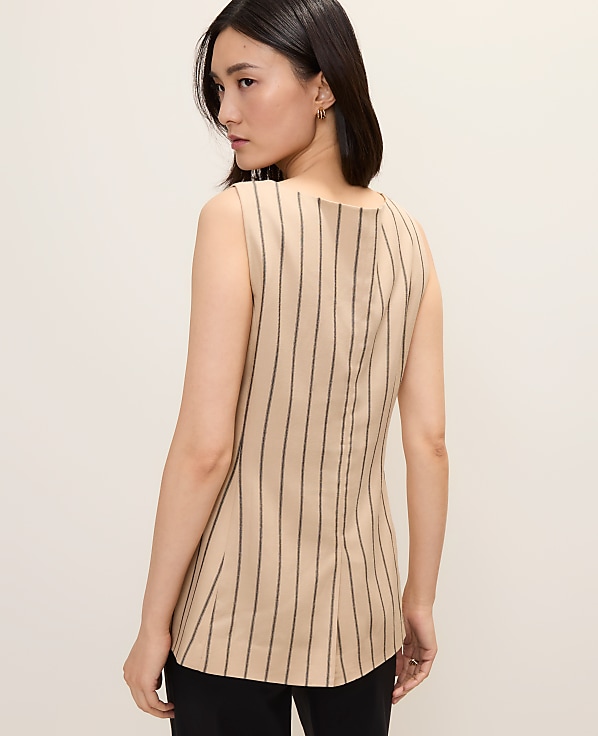 The Striped Long Vest