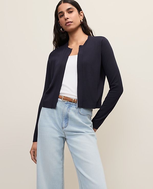 Open Crop Cardigan