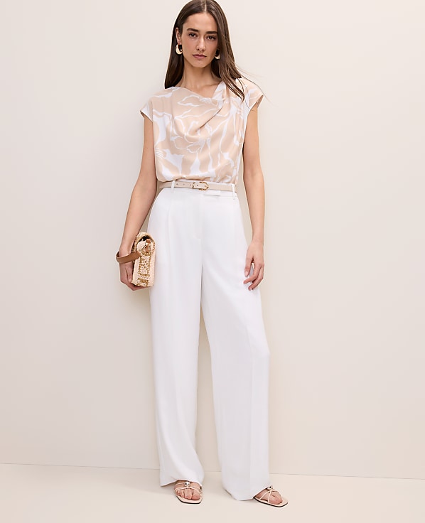 The Pleated Straight Pant