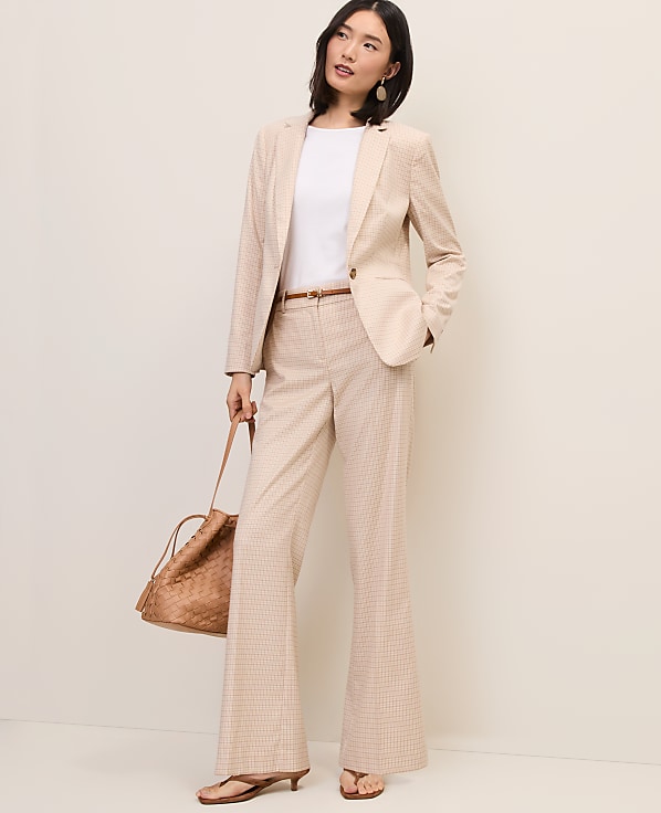 The Petite Jayne Trouser in Houndstooth