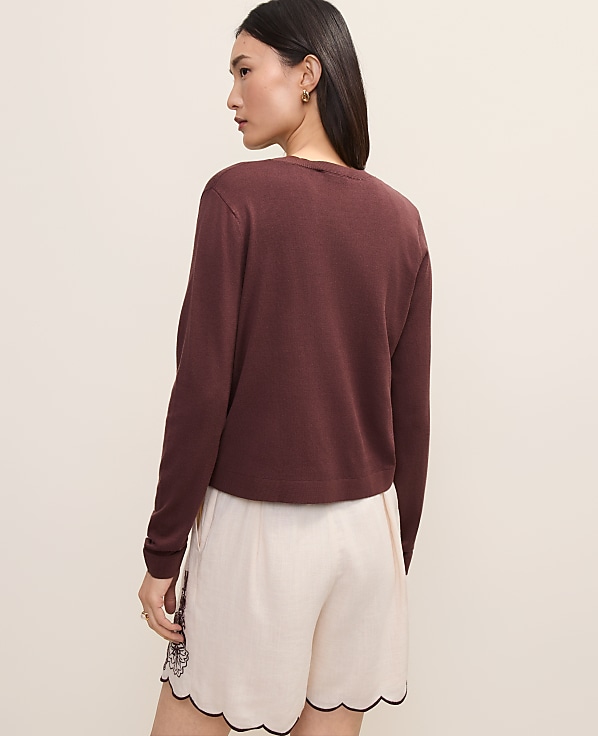 Open Crop Cardigan