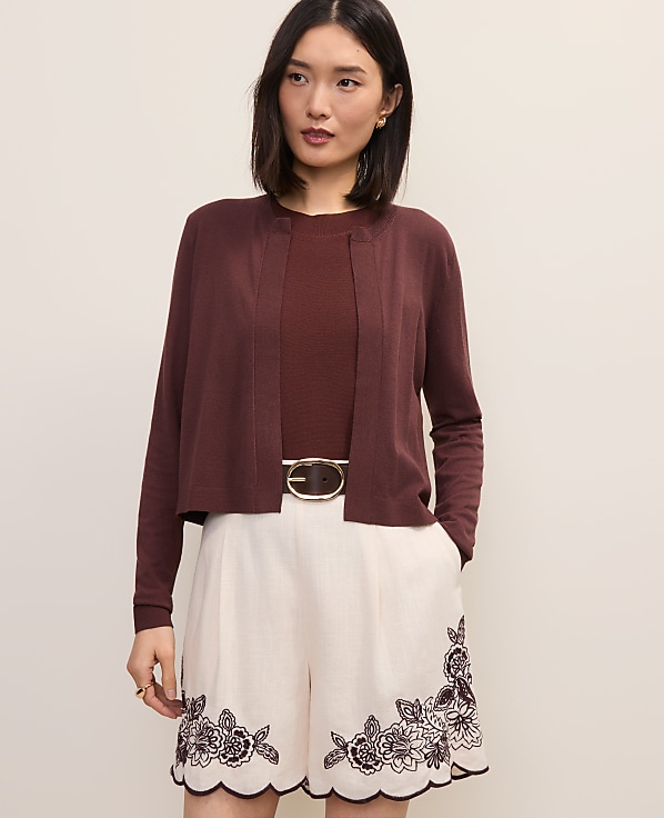 Open Crop Cardigan