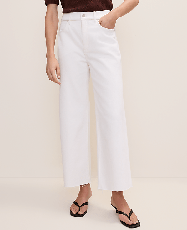 The Petite Wide-Leg Crop Jean