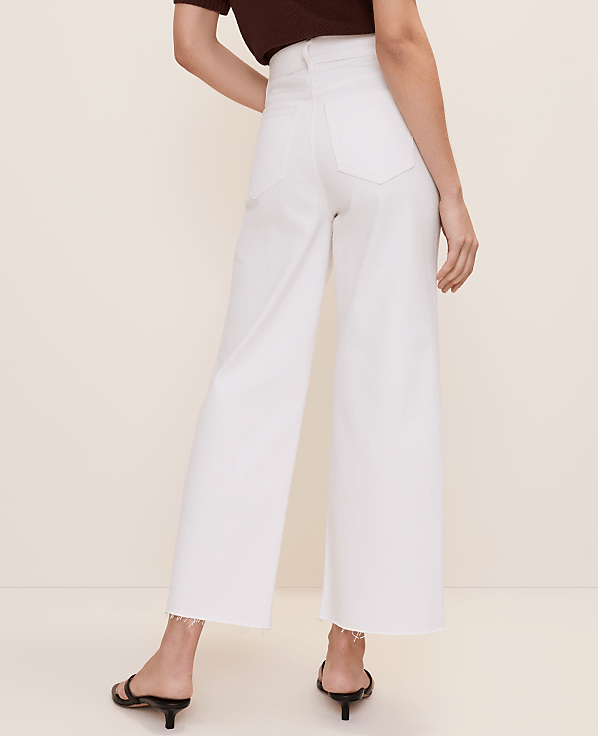 The Petite Wide-Leg Crop Jean