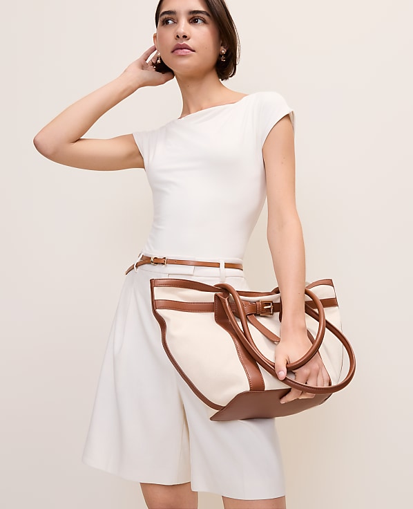 Petite Boatneck Top