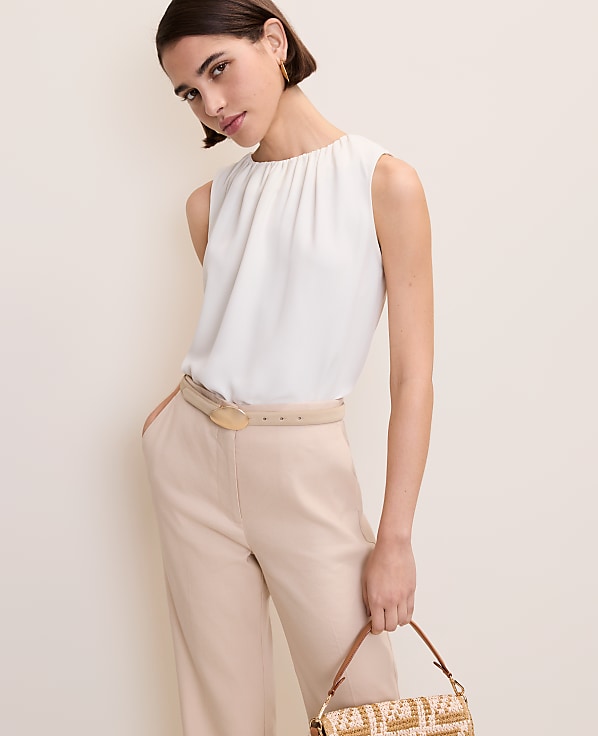 Shirred Tank Top