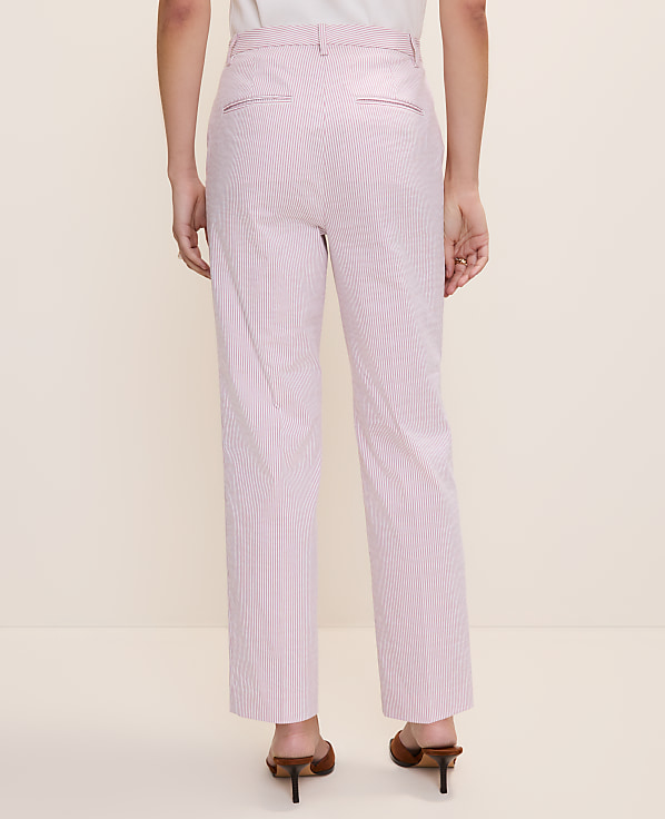 The Petite Ankle Pant in Seersucker