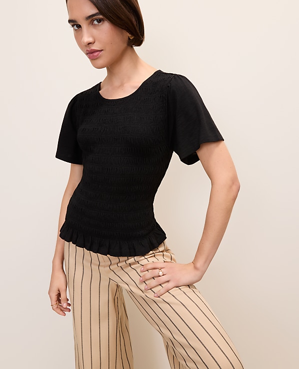 Smocked Ruffle Top