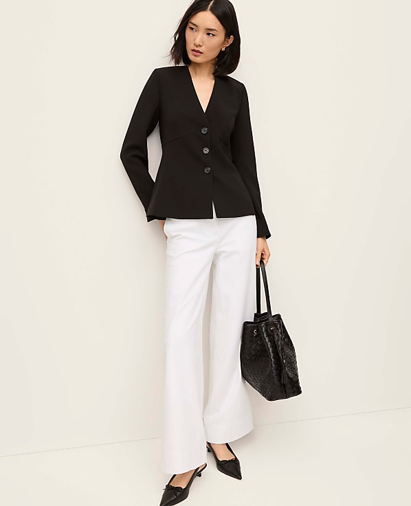 The Modern Wide-Leg Pant in Bi-Stretch