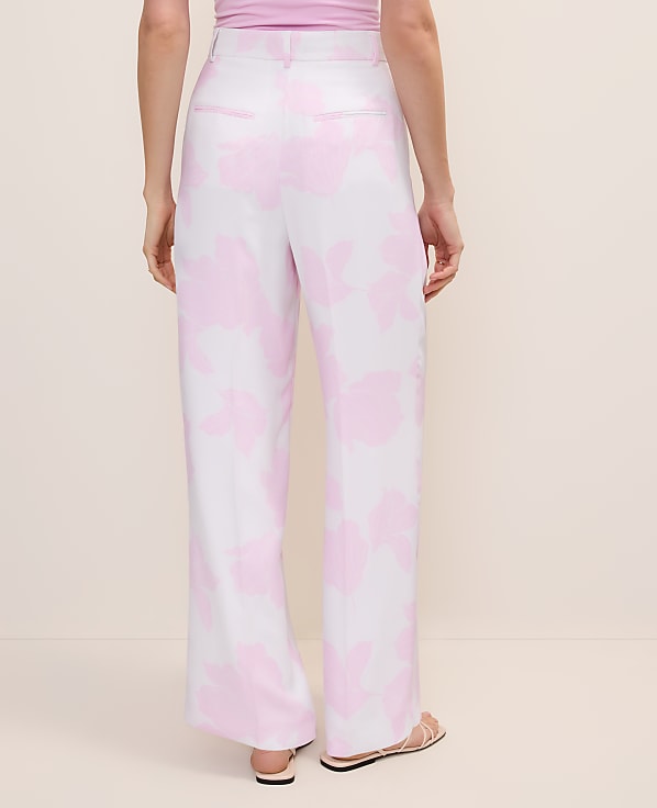 The Petite Pleated Floral Pant
