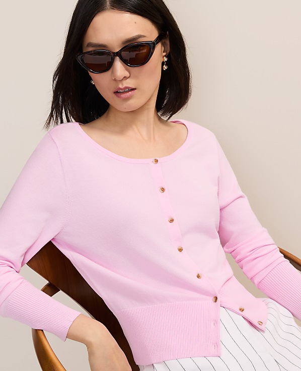 Scoop Neck Cardigan