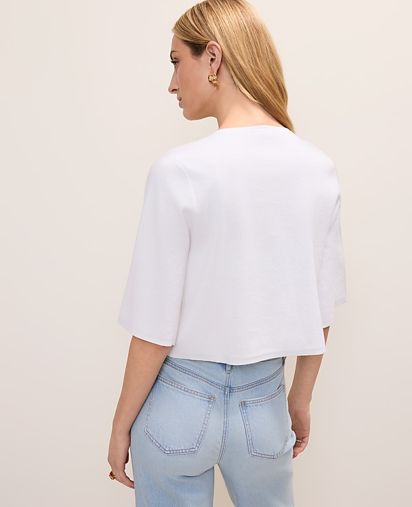Crew Neck Sweater Cape