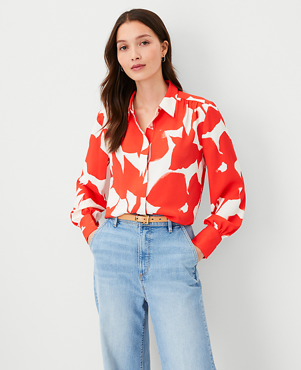 Floral Button Down Shirt