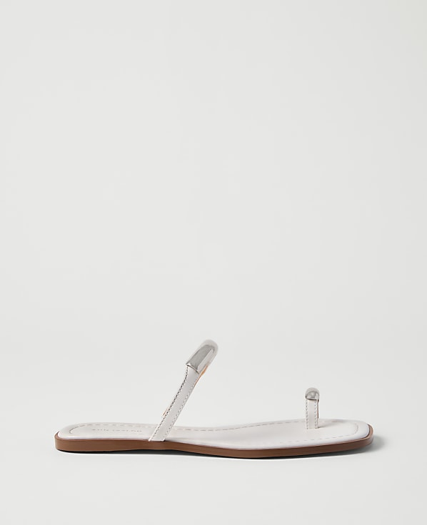 Leather Embellished Sandal