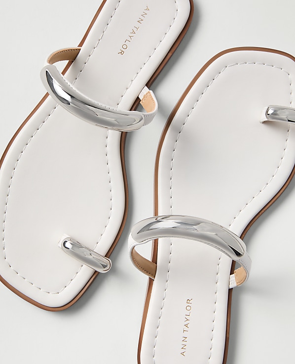 Leather Embellished Sandal