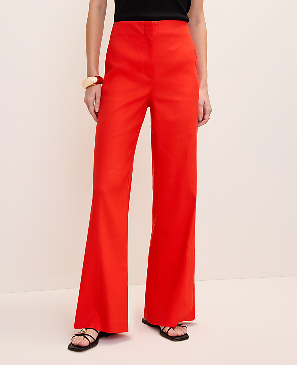 The Petite Linen Trouser