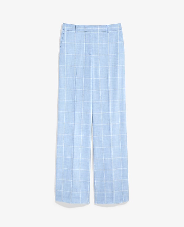 The Wide-Leg Pant in Windowpane