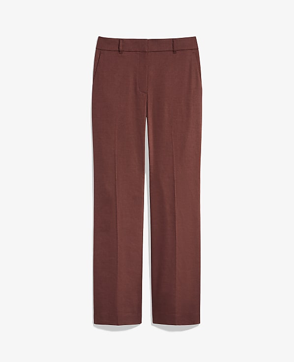The Petite Flare Ankle Pant in Linen Blend
