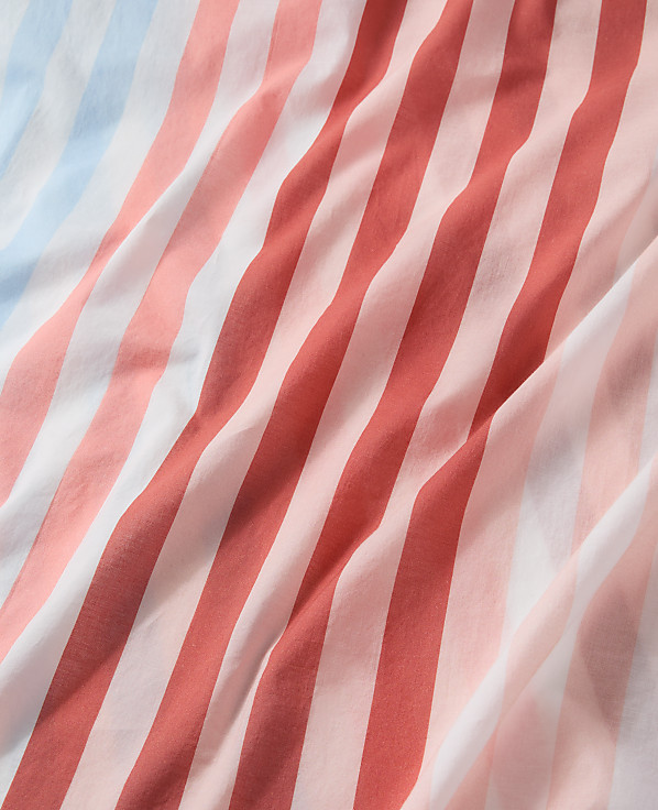 Striped Linen Blend Scarf