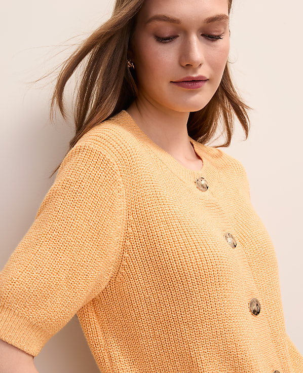Elbow Sleeve Cardigan