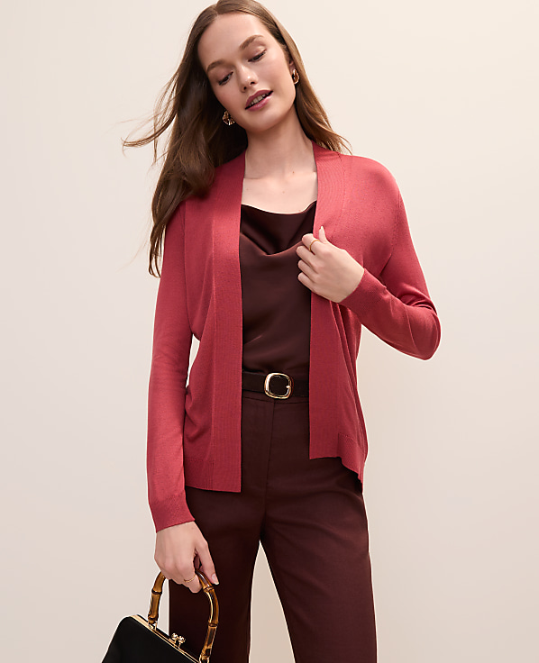 Lightweight Open Cardigan