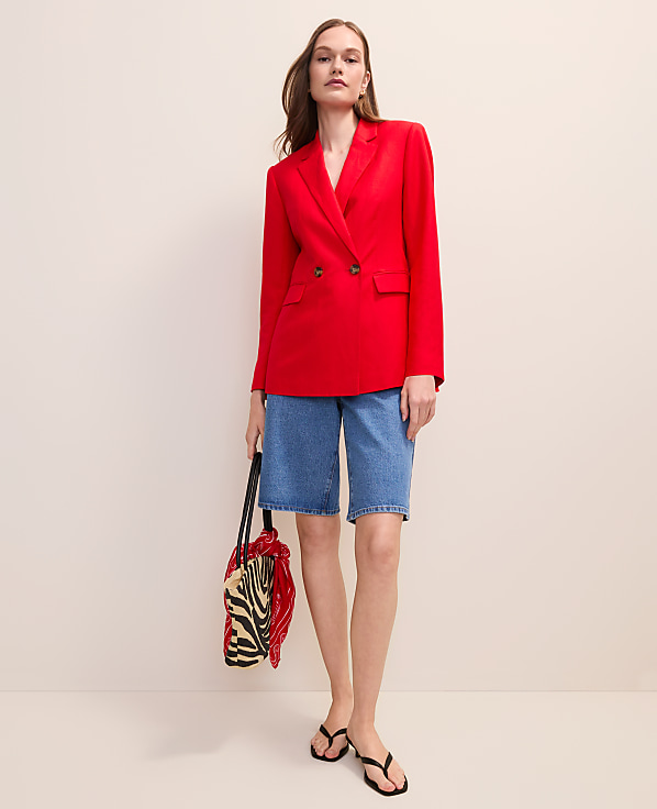 The Crosby Blazer in Linen Blend