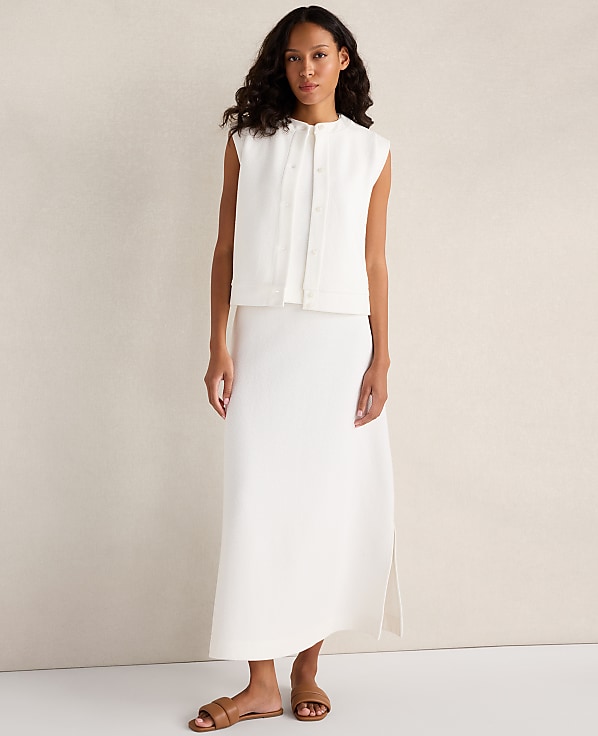 Haven Well Within Cotton Blend Textured Short Sleeve Jacket