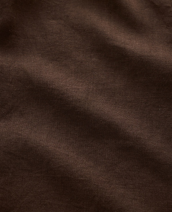 Haven Well Within Linen Gathered V-Neck Top