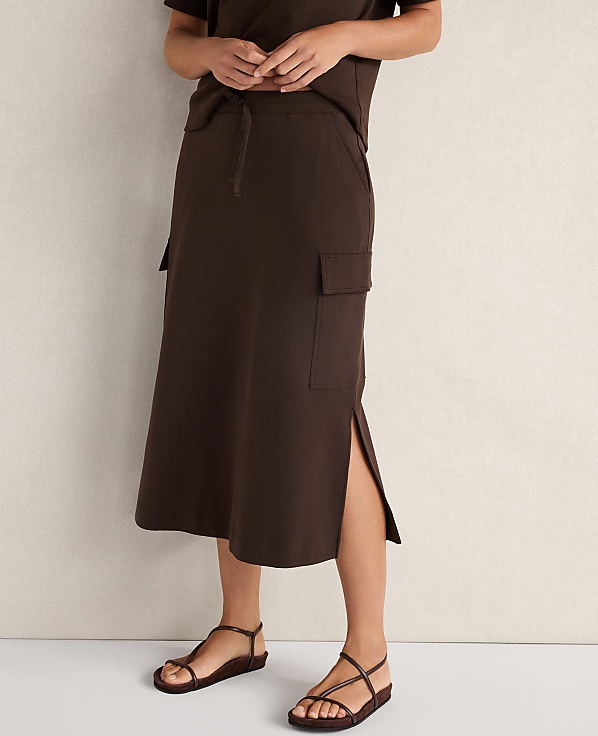 Haven Well Within Organic Cotton Interlock Cargo Skirt