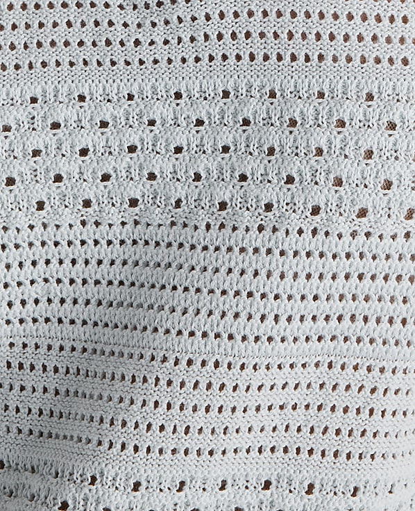 Haven Well Within Cotton Mixed Stitch Johnny Collar Sweater