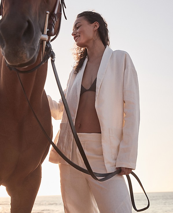 Haven Well Within Heavyweight Linen Blazer