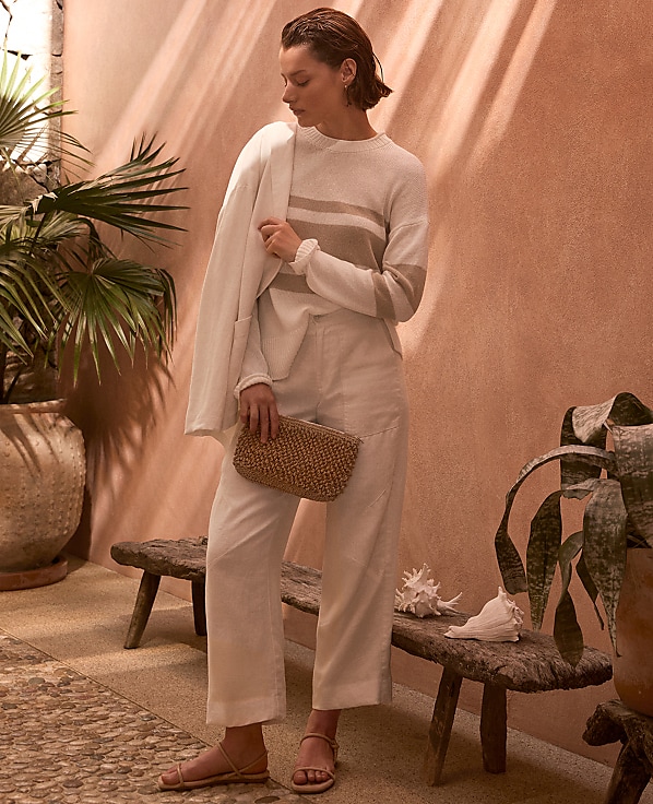 Haven Well Within Heavyweight Linen Wide Leg Pants