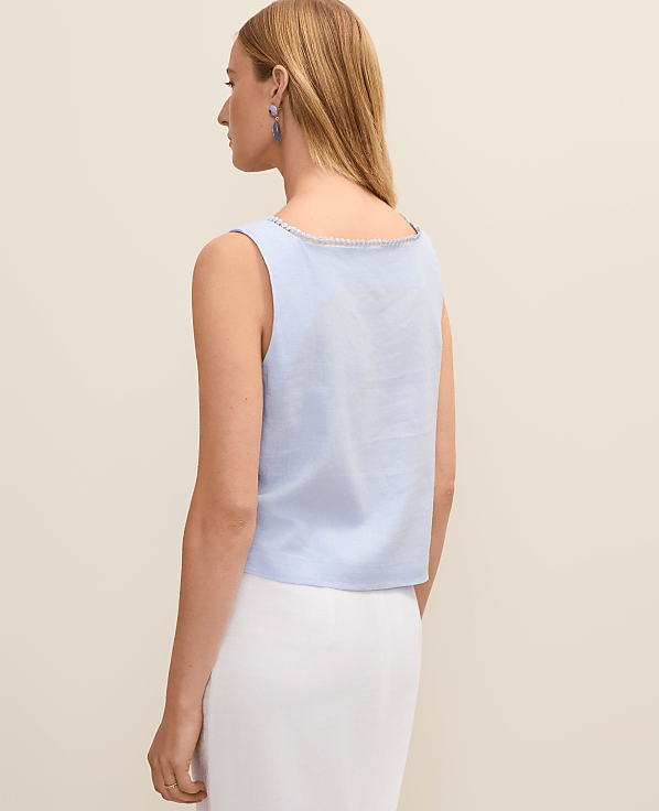 Tank Top in Linen Blend