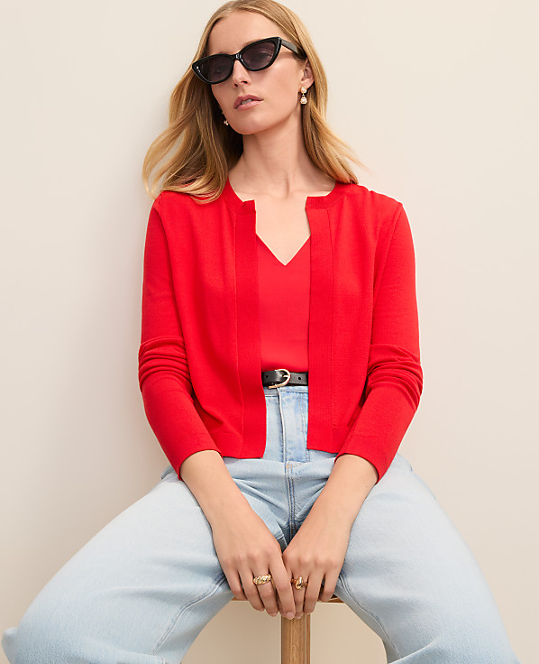 Open Crop Cardigan