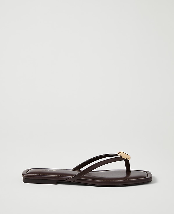 Weekend Leather Embellished Sandal