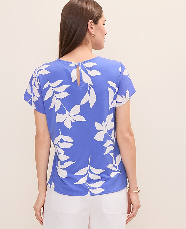 Floral Crew Neck Tee