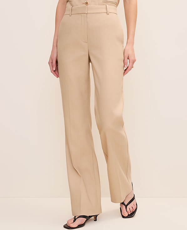 The High Rise Trouser in Linen Blend