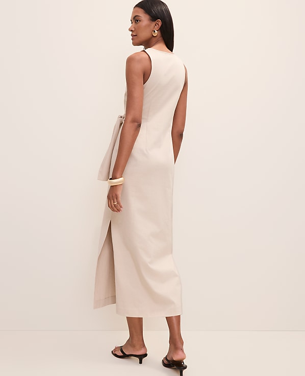 Weekend Tie Waist Midi Dress
