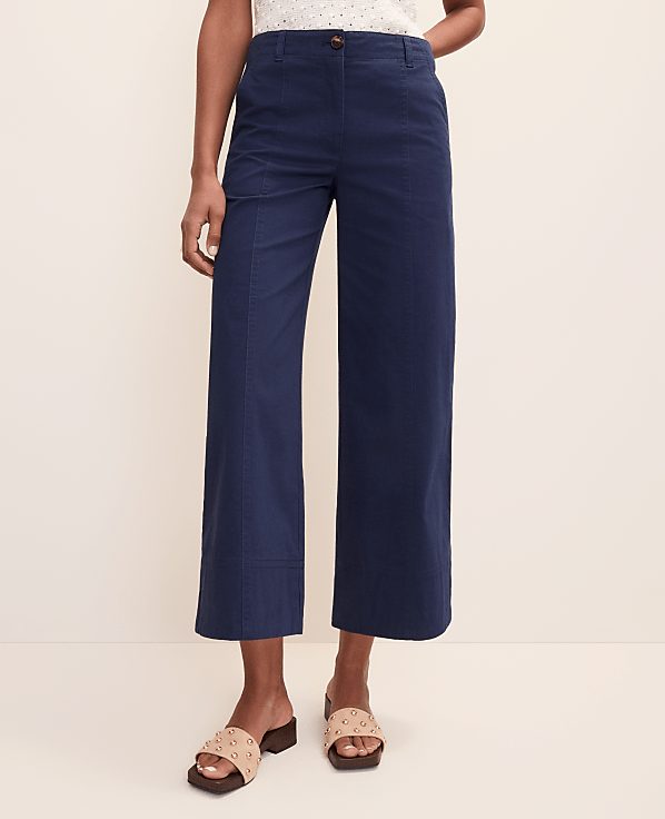 Weekend Wide-Leg Ankle Pant