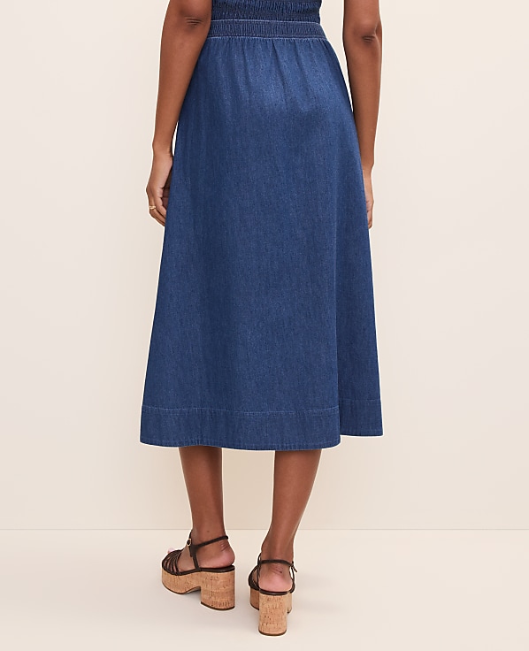 Weekend Easy Fit Denim Midi Skirt