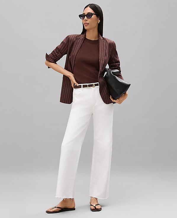 The Petite Wide-Leg Crop Jean