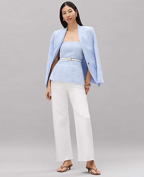 The Petite Wide-Leg Crop Jean