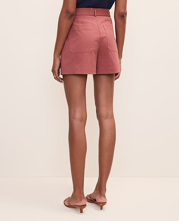 Petite Weekend Belted Short