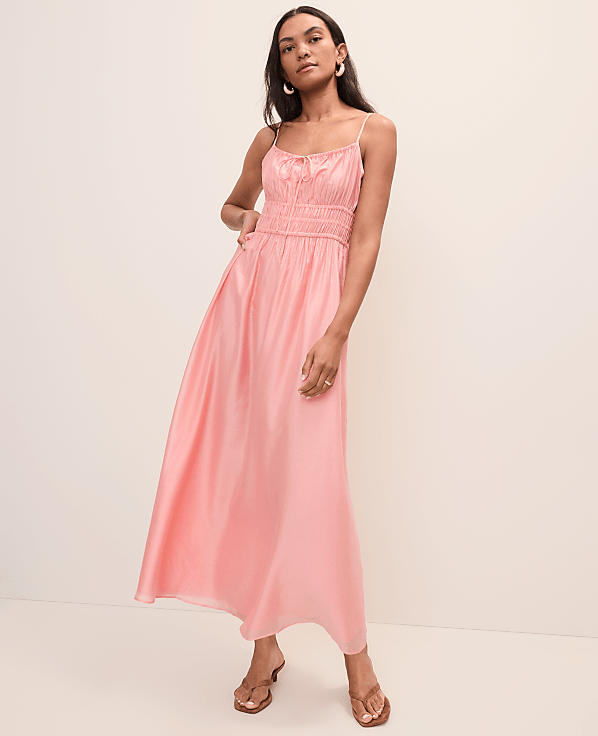 Petite Weekend Gathered Maxi Dress