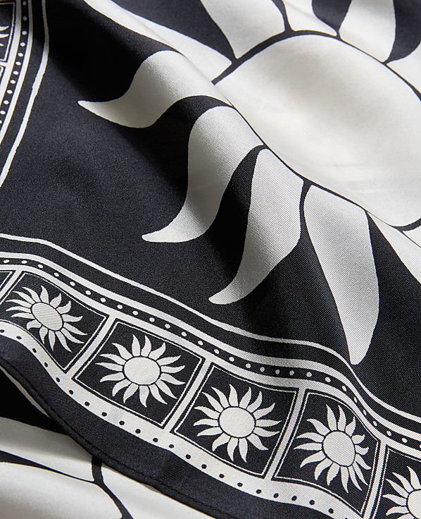 Sun Print Silk Scarf