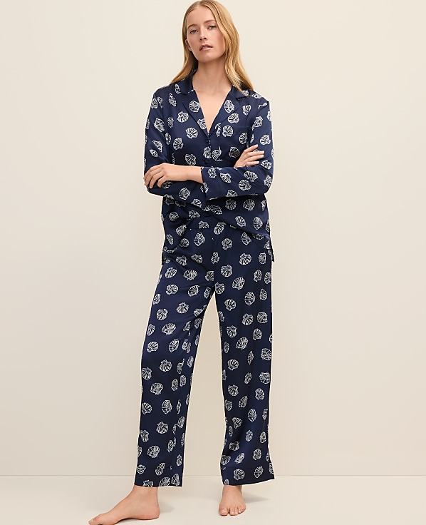Shell Print Pajama Set
