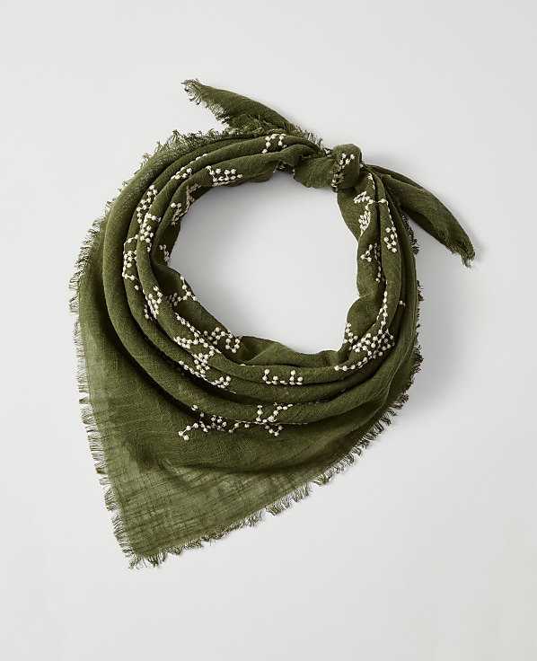 Embroidered Scarf