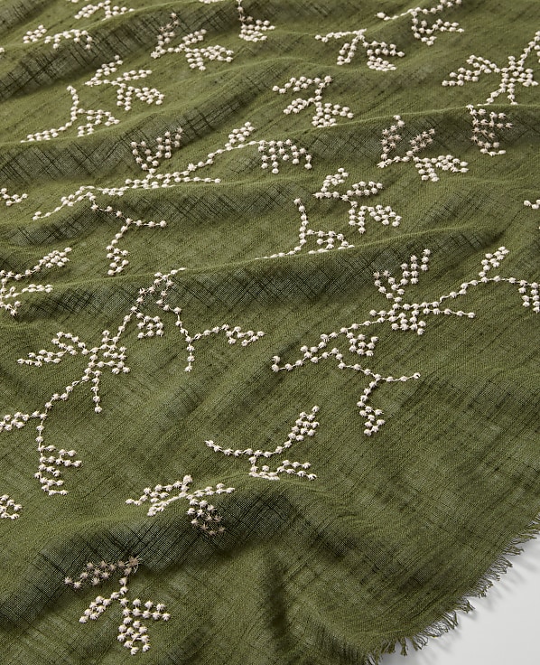 Embroidered Scarf