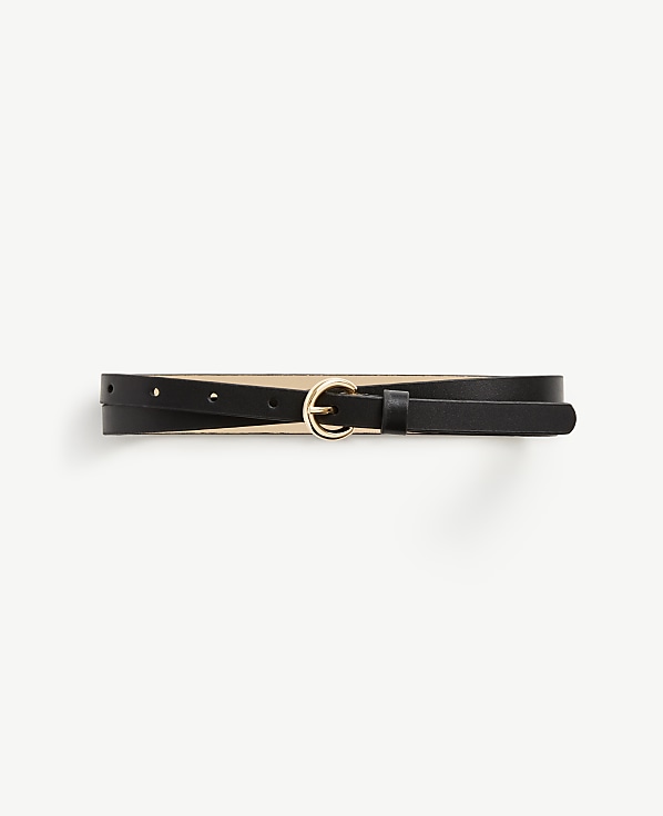 Skinny Leather Belt