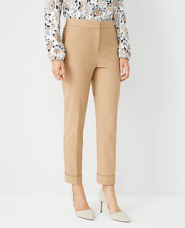 The Petite High Rise Eva Ankle Pant
